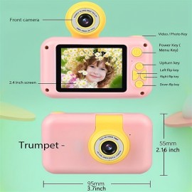 Mini Digital Camera 1080P Camera Color Toy Rechargeable Camera With 2.4 Inch Screen Mini Camera Camera Toys For 3 -12 Year Old Boys/Girls Digital Camera With Video Christmas Birthday Festival Gifts
 Mini Digital Camera 1080P Camera Color Toy Rechargeable Camera With 2.4 Inch Screen Mini Camera Camera Toys For 3 -12 Year Old Boys/Girls Digital Camera With Video Christmas Birthday Festival Gifts