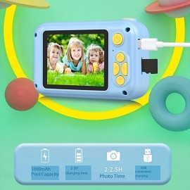 Mini Digital Camera 1080P Camera Color Toy Rechargeable Camera With 2.4 Inch Screen Mini Camera Camera Toys For 3 -12 Year Old Boys/Girls Digital Camera With Video Christmas Birthday Festival Gifts
 Mini Digital Camera 1080P Camera Color Toy Rechargeable Camera With 2.4 Inch Screen Mini Camera Camera Toys For 3 -12 Year Old Boys/Girls Digital Camera With Video Christmas Birthday Festival Gifts