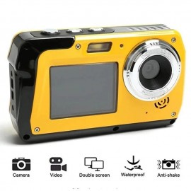 4K30FPS Waterproof Camera 56MP Underwater Cameras UHD Video Recorder Selfie IPS Dual Screens(3/2) 10FT Waterproof Digital Camera for Snorkeling on Vacation 1700mAh
 4K30FPS Waterproof Camera 56MP Underwater Cameras UHD Video Recorder Selfie IPS Dual Screens(3/2) 10FT Waterproof Digital Camera for Snorkeling on Vacation 1700mAh