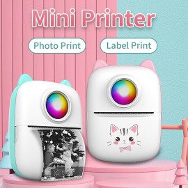 Portable Thermal Printer Wireless Inkless 203DPI Photo Label Memo Wrong Question Printing Machine With USB Cable for IOS Android(5 rolls thermal paper)
 Portable Thermal Printer Wireless Inkless 203DPI Photo Label Memo Wrong Question Printing Machine With USB Cable for IOS Android(5 rolls thermal paper)