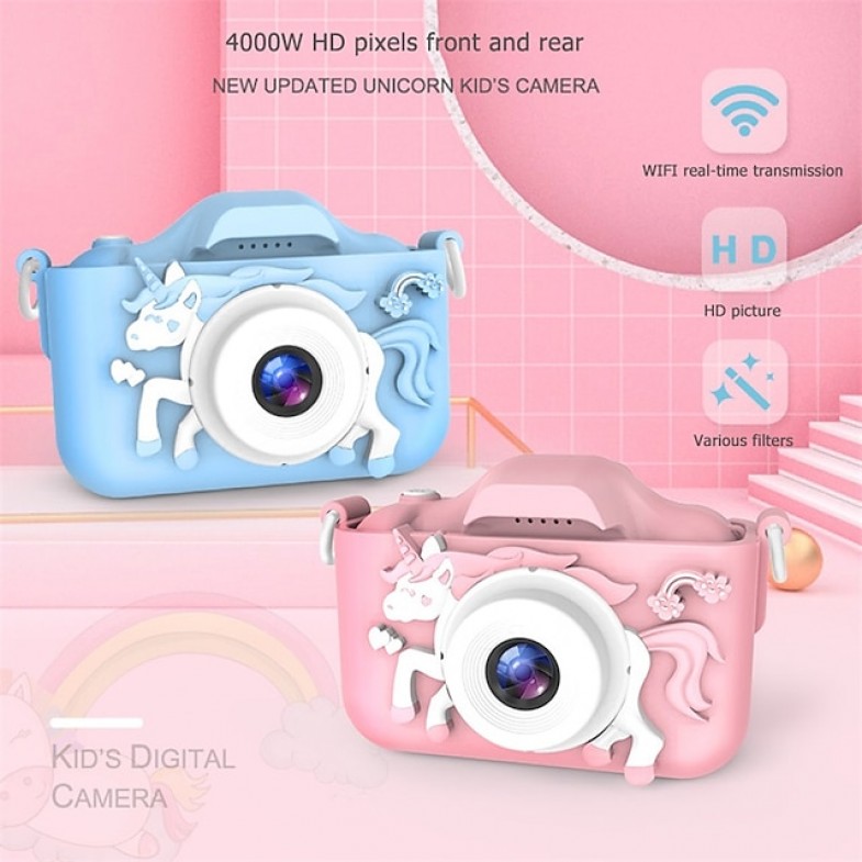1080P Kids Camera, Unicorn Toddler Camera for Birthday Festival Gift, Digital Multi-Functional Child Camera with 2 Inch Screen 20MP 32GB Card Toys for 3 5 8 10 Years Old Girls Boy Best Christmas Gift 1080P Kids Camera, Unicorn Toddler Camera for Birthday Festival Gift, Digital Multi-Functional Child Camera with 2 Inch Screen 20MP 32GB Card Toys for 3 5 8 10 Years Old Girls Boy Best Christmas Gift