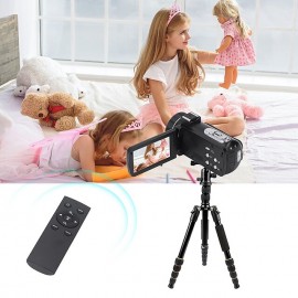 3-inch 4K Digital Camcorder Portable DV WIFI Touch Screen Ultra HD Video Camera 18x Digital Zoom PC Camera Video Recording Photography Camera
