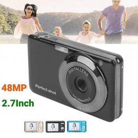 48MP Digital Camera 2.7Inch ABS Metal High Definition 8x Optical Zoom Portable Digital Camera For Children Beginners