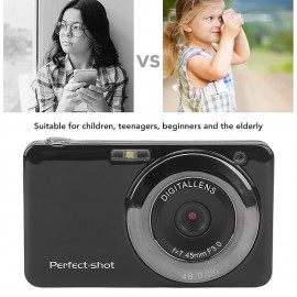 48MP Digital Camera 2.7Inch ABS Metal High Definition 8x Optical Zoom Portable Digital Camera For Children Beginners
