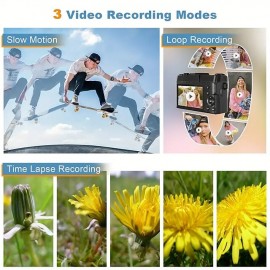 Digital Camera 4K 56MP 3.0Inch Screen Vlogging Camera Supports 16x Digital Zoom And Autofocus Portable Cameras With For Beginner
 Digital Camera 4K 56MP 3.0Inch Screen Vlogging Camera Supports 16x Digital Zoom And Autofocus Portable Cameras With For Beginner