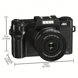 Digital Camera 4K 56MP 3.0Inch Screen Vlogging Camera Supports 16x Digital Zoom And Autofocus Portable Cameras With For Beginner
 Digital Camera 4K 56MP 3.0Inch Screen Vlogging Camera Supports 16x Digital Zoom And Autofocus Portable Cameras With For Beginner