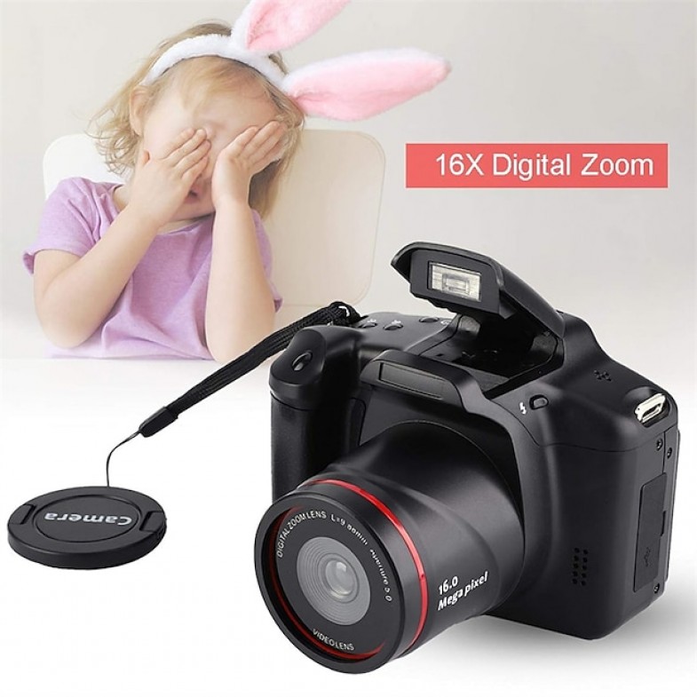 Digital Camera 720P 16X ZOOM DV Flash Lamp Recorder Wedding Record Digital Camera to Record Videos (TF Card Not Included)
 Digital Camera 720P 16X ZOOM DV Flash Lamp Recorder Wedding Record Digital Camera to Record Videos (TF Card Not Included)