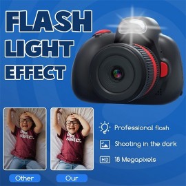 Digital Camera 1080P Video Cameras with 2.4 inch IPS Screen Selfie Camera for Christmas Brithday Gift Rechargeable Electronic Video Recorder Camcorder Toys
