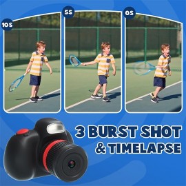 Digital Camera 1080P Video Cameras with 2.4 inch IPS Screen Selfie Camera for Christmas Brithday Gift Rechargeable Electronic Video Recorder Camcorder Toys
