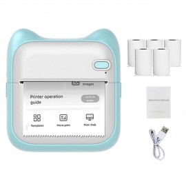 Mini Photo Printer For IPhone/Android 1000mAh Portable Thermal Photo Printer For Gift Study Notes Work Children Photo Picture Memo with 5 Rolls Sticker
 Mini Photo Printer For IPhone/Android 1000mAh Portable Thermal Photo Printer For Gift Study Notes Work Children Photo Picture Memo with 5 Rolls Sticker