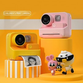 Kids Instant Print Camera Thermal Printing Camera for Children 1080P HD Video Digital Photo Camera Toys Boy Girls Birthday Gift