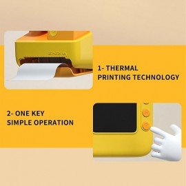 Kids Instant Print Camera Thermal Printing Camera for Children 1080P HD Video Digital Photo Camera Toys Boy Girls Birthday Gift
