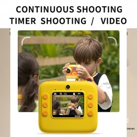 Kids Instant Print Camera Thermal Printing Camera for Children 1080P HD Video Digital Photo Camera Toys Boy Girls Birthday Gift
