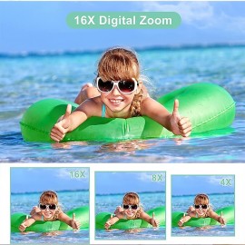 Digital Camera 1080P 44MP Vlogging Camera with LCD Screen 16X Zoom Compact Portable Mini Rechargeable Camera Gifts for Students Teens Adults Girls Boys
 Digital Camera 1080P 44MP Vlogging Camera with LCD Screen 16X Zoom Compact Portable Mini Rechargeable Camera Gifts for Students Teens Adults Girls Boys