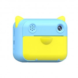 Kids Instant Print Camera 1080P HD Front and Rear Dual Mirror Digital with Photo Paper Kids Toy Camera
