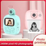 Children's Instant Print Camera With Thermal Printer Kids Digital Photo Camera Girl's Toy Child Camera Video Boy's Birthday Gift