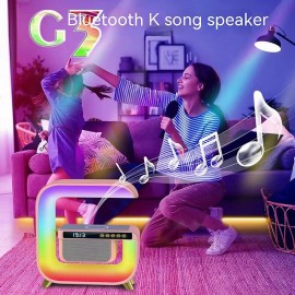 Big G3 Bluetooth Speaker Clock Display 15W Wireless Charging Desktop Home Decor Colorful Atmosphere Light Creative Gift for Child
 Big G3 Bluetooth Speaker Clock Display 15W Wireless Charging Desktop Home Decor Colorful Atmosphere Light Creative Gift for Child