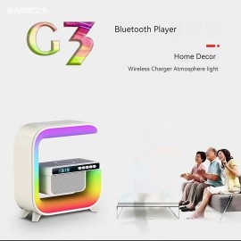 Big G3 Bluetooth Speaker Clock Display 15W Wireless Charging Desktop Home Decor Colorful Atmosphere Light Creative Gift for Child
 Big G3 Bluetooth Speaker Clock Display 15W Wireless Charging Desktop Home Decor Colorful Atmosphere Light Creative Gift for Child