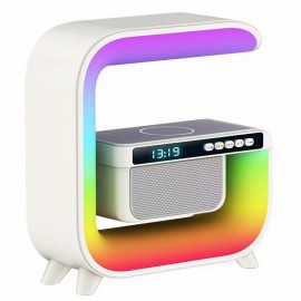 Big G3 Bluetooth Speaker Clock Display 15W Wireless Charging Desktop Home Decor Colorful Atmosphere Light Creative Gift for Child
 Big G3 Bluetooth Speaker Clock Display 15W Wireless Charging Desktop Home Decor Colorful Atmosphere Light Creative Gift for Child