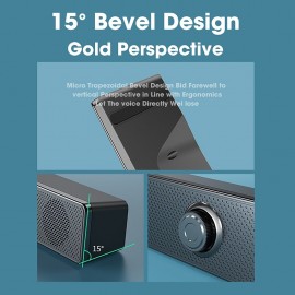 4D Surround Sound BT 5.0 Speakers Computer Speakers Stereo Subwoofer Suitable For Laptop Computer Theater TV Soundbar Box Home Theater
