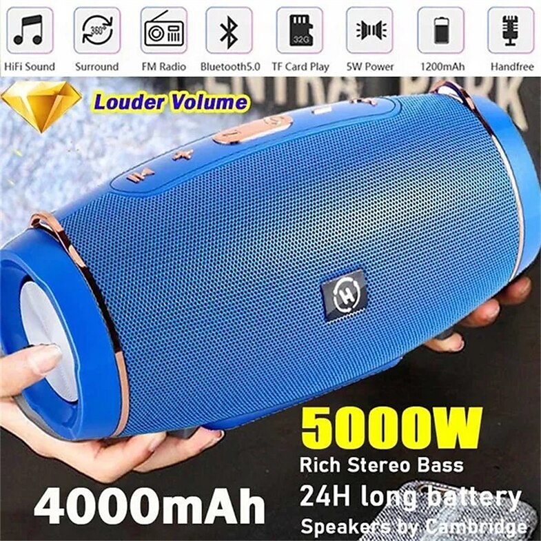 H9 Bluetooth Speaker Bluetooth FM Radio Outdoor Handsfree Speaker For Mobile Phone
 H9 Bluetooth Speaker Bluetooth FM Radio Outdoor Handsfree Speaker For Mobile Phone