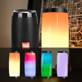 Wireless Speaker Bluetooth-compatible Speaker Microlab Portable Speaker Powerful High Outdoor Bass TF FM Radio with LED Light
