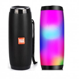 Wireless Speaker Bluetooth-compatible Speaker Microlab Portable Speaker Powerful High Outdoor Bass TF FM Radio with LED Light
