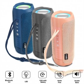 T&G227 Portable Bluetooth Speaker Wireless Bass With LED Color Light, Subwoofer Outdoor Waterproof Column Boombox Stereo Music FM
 T&G227 Portable Bluetooth Speaker Wireless Bass With LED Color Light, Subwoofer Outdoor Waterproof Column Boombox Stereo Music FM