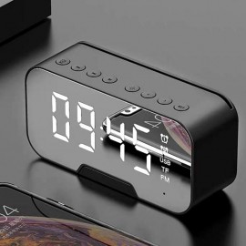 LED Dual Alarm Clock Wireless FM Radio Dimmer Phone Holder With Speaker Bluetooth 5.0 Mirror Clock Home Office Phone Supplies
 LED Dual Alarm Clock Wireless FM Radio Dimmer Phone Holder With Speaker Bluetooth 5.0 Mirror Clock Home Office Phone Supplies