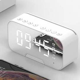 LED Dual Alarm Clock Wireless FM Radio Dimmer Phone Holder With Speaker Bluetooth 5.0 Mirror Clock Home Office Phone Supplies
 LED Dual Alarm Clock Wireless FM Radio Dimmer Phone Holder With Speaker Bluetooth 5.0 Mirror Clock Home Office Phone Supplies