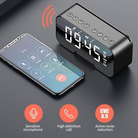 LED Dual Alarm Clock Wireless FM Radio Dimmer Phone Holder With Speaker Bluetooth 5.0 Mirror Clock Home Office Phone Supplies
 LED Dual Alarm Clock Wireless FM Radio Dimmer Phone Holder With Speaker Bluetooth 5.0 Mirror Clock Home Office Phone Supplies