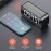 LED Dual Alarm Clock Wireless FM Radio Dimmer Phone Holder With Speaker Bluetooth 5.0 Mirror Clock Home Office Phone Supplies
