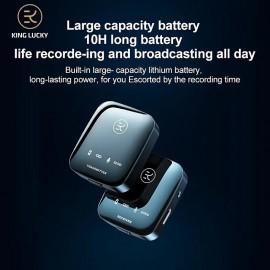 Wireless Lavalier Microphone For Dslr Camera Camcorder Smartphone And Tablet For Youtube Gift For Birthday/Easter/President's Day/Boy/Girlfriends
 Wireless Lavalier Microphone For Dslr Camera Camcorder Smartphone And Tablet For Youtube Gift For Birthday/Easter/President's Day/Boy/Girlfriends