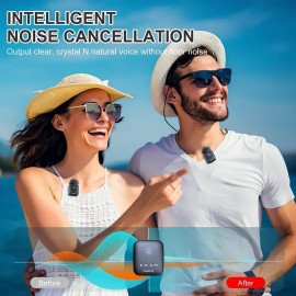 Wireless Lavalier Microphone For Dslr Camera Camcorder Smartphone And Tablet For Youtube Gift For Birthday/Easter/President's Day/Boy/Girlfriends
 Wireless Lavalier Microphone For Dslr Camera Camcorder Smartphone And Tablet For Youtube Gift For Birthday/Easter/President's Day/Boy/Girlfriends