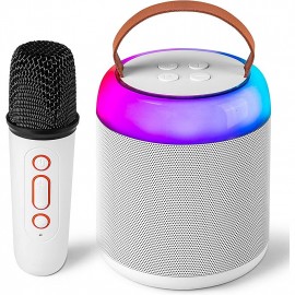 Mini Karaoke Machine with 1 Wireless Microphones for Kids Adults Portable Bluetooth Speaker Toy for Girls and Boys 2 4 5 6 7 8 9 10 12 Year Old Girl Birthday Gift Home Party Ideas
 Mini Karaoke Machine with 1 Wireless Microphones for Kids Adults Portable Bluetooth Speaker Toy for Girls and Boys 2 4 5 6 7 8 9 10 12 Year Old Girl Birthday Gift Home Party Ideas