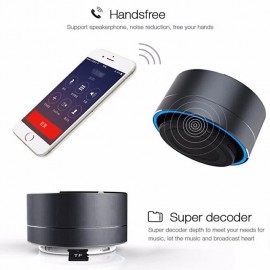 A10 Wireless Bluetooth Speaker Small Steel Gun Subwoofer Portable Mini Gift Card  U Disk TF Outdoor A10 Wireless Bluetooth Speaker Small Steel Gun Subwoofer Portable Mini Gift Card  U Disk TF Outdoor