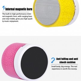 A9 Bluetooth Mini Speaker Wireless Speaker Colorful LED TF Card USB Subwoofer Portable MP3 Music Sound Column For PC Phone
