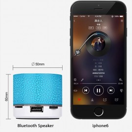A9 Bluetooth Mini Speaker Wireless Speaker Colorful LED TF Card USB Subwoofer Portable MP3 Music Sound Column For PC Phone
