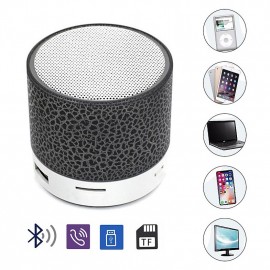 A9 Bluetooth Mini Speaker Wireless Speaker Colorful LED TF Card USB Subwoofer Portable MP3 Music Sound Column For PC Phone
