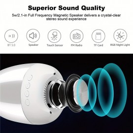 Wireless Night Light Wireless Speaker Touch Control Bedside Table Lamp 7-Color LED Portable Wireless Speakers Rechargeable Table Lamp Gift For Adult Teens Kids Boys And Girls
 Wireless Night Light Wireless Speaker Touch Control Bedside Table Lamp 7-Color LED Portable Wireless Speakers Rechargeable Table Lamp Gift For Adult Teens Kids Boys And Girls