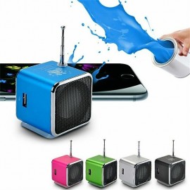 Mini Portable Stereo Audio Speaker Music Player FM Radio TF Card U Disk Support
 Mini Portable Stereo Audio Speaker Music Player FM Radio TF Card U Disk Support