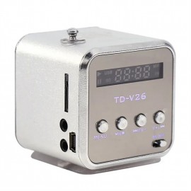 Mini Portable Stereo Audio Speaker Music Player FM Radio TF Card U Disk Support
 Mini Portable Stereo Audio Speaker Music Player FM Radio TF Card U Disk Support