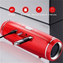 Clear Stereo Sound Professional IPX7 Waterproof Outdoor HIFI Column Speaker Wireless Bluetooth Speaker Subwoofer Sound Box Support FM Radio TF Mp3 Player
 Clear Stereo Sound Professional IPX7 Waterproof Outdoor HIFI Column Speaker Wireless Bluetooth Speaker Subwoofer Sound Box Support FM Radio TF Mp3 Player