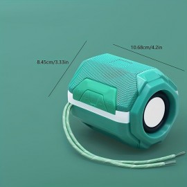 Wireless Small Speaker Subwoofer (battery Life About Five Hours Power 5W Wireless Version 5.0) Mini Home Outdoor Pluggable Card Long Duration
 Wireless Small Speaker Subwoofer (battery Life About Five Hours Power 5W Wireless Version 5.0) Mini Home Outdoor Pluggable Card Long Duration