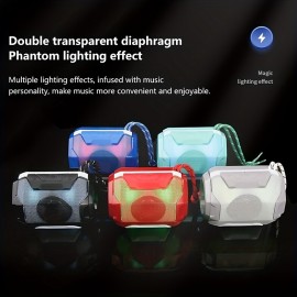 Wireless Small Speaker Subwoofer (battery Life About Five Hours Power 5W Wireless Version 5.0) Mini Home Outdoor Pluggable Card Long Duration
 Wireless Small Speaker Subwoofer (battery Life About Five Hours Power 5W Wireless Version 5.0) Mini Home Outdoor Pluggable Card Long Duration