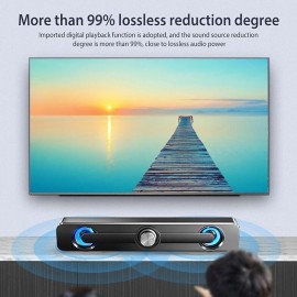 Wireless Bluetooth Soundbar Hi-Fi Stereo Speaker Upgraded Version Of High Sound Quality For SmartPhone/Tablet/Computer TVHome Theater TV Strong Bass Sound Bar
 Wireless Bluetooth Soundbar Hi-Fi Stereo Speaker Upgraded Version Of High Sound Quality For SmartPhone/Tablet/Computer TVHome Theater TV Strong Bass Sound Bar