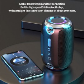 Bluetooth Speaker Portable Speaker Bluetooth Wireless Speaker HiFi Stereo LED RGB Lighting Outdoor Bluetooth Wireless Subwoofer for Car Office Gy
 Bluetooth Speaker Portable Speaker Bluetooth Wireless Speaker HiFi Stereo LED RGB Lighting Outdoor Bluetooth Wireless Subwoofer for Car Office Gy
