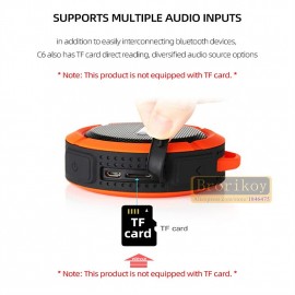 Mini Portable Speaker c6 Waterproof Outdoor Shower Speaker stereo speakers
 Mini Portable Speaker c6 Waterproof Outdoor Shower Speaker stereo speakers