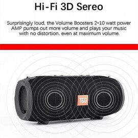 TG118 Upgrate Bluetooth Speaker Column Wireless Portable Outdoor Soundbox Bass Stereo Subwoofer Boombox Support TF AUX USB Loudspeaker
 TG118 Upgrate Bluetooth Speaker Column Wireless Portable Outdoor Soundbox Bass Stereo Subwoofer Boombox Support TF AUX USB Loudspeaker