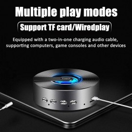 Mini Wireless Bluetooth Speaker Portable Heavy Bass Sound Box Outdoor Subwoofer TF MP3 Player With RGB Lights Support Handsfree
 Mini Wireless Bluetooth Speaker Portable Heavy Bass Sound Box Outdoor Subwoofer TF MP3 Player With RGB Lights Support Handsfree